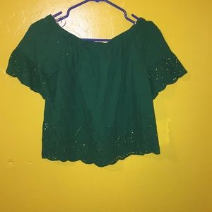 Green shirt